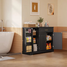 Load image into Gallery viewer, Coffee Bar, Lofka 42" Kitchen Storage Cabinet, Sideboard Buffet Cabinet with 8 Shelves, 1 Drawer