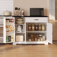 Load image into Gallery viewer, Coffee Bar, Lofka 42" Kitchen Storage Cabinet, Sideboard Buffet Cabinet with 8 Shelves, 1 Drawer