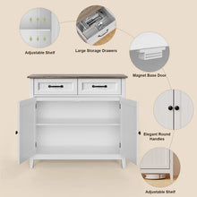 Load image into Gallery viewer, Coffee Bar, Lofka 42" Kitchen Storage Cabinet, Sideboard Buffet Cabinet with 8 Shelves, 1 Drawer