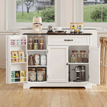 Load image into Gallery viewer, Coffee Bar, Lofka 42" Kitchen Storage Cabinet, Sideboard Buffet Cabinet with 8 Shelves, 1 Drawer
