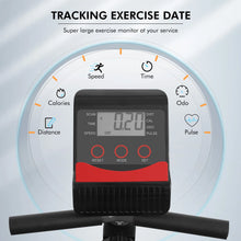 Load image into Gallery viewer, Maxkare Recumbent Exercise Bike for Home Stationary Bike Sturdy Quiet 8 Levels Recumbent Bikes Large Comfortable Seat Heart Rate Handle &amp; Ipad Holder for Gym Seniors Adults