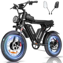 Load image into Gallery viewer, Ridstar Electric Bike for Adults Q20, 1200W 30MPH, 48V 15.6ah Electric Bicycle, 7 Speed Full Suspension Mountain Bike UL2849