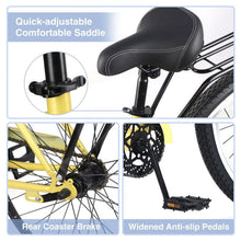 Load image into Gallery viewer, Single Speed Bicycles 26"inch, Steel Frame, Wide Wheels for Stability, Rear Coaster Brakes, Multiple Colors Men'S Beach Cruiser Bike