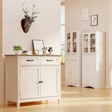 Load image into Gallery viewer, Coffee Bar, Lofka 42" Kitchen Storage Cabinet, Sideboard Buffet Cabinet with 8 Shelves, 1 Drawer