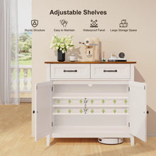 Load image into Gallery viewer, Coffee Bar, Lofka 42" Kitchen Storage Cabinet, Sideboard Buffet Cabinet with 8 Shelves, 1 Drawer
