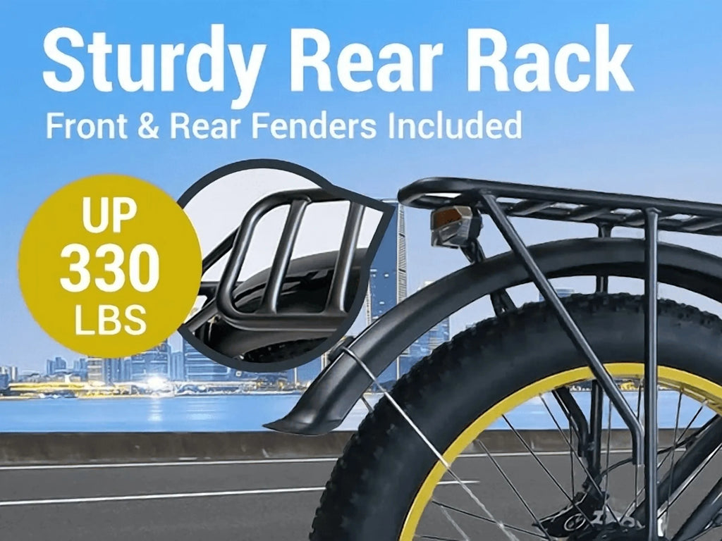 (US in Stock) 5000W Peak Dual Motor Electric Bike for Adults, 60V 25AH Removable Battery Ebike, 50MPH AWD 21 - Speed Mountain Snow E - Bike with 26" x 4.0 Fat Tire, Long Range Mountain Off - Road Ebikes